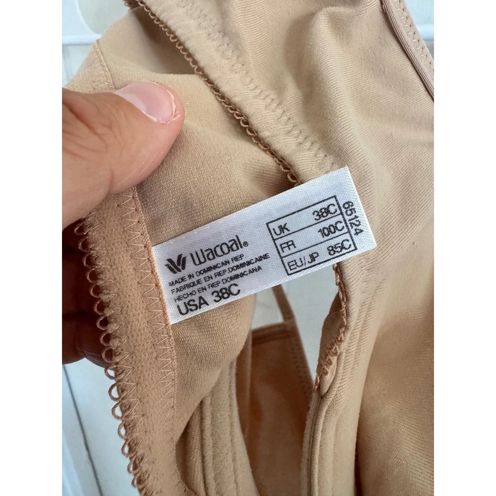 NWT Wacoal Body Racerback Underwire bra‎ in Toast size 38C
